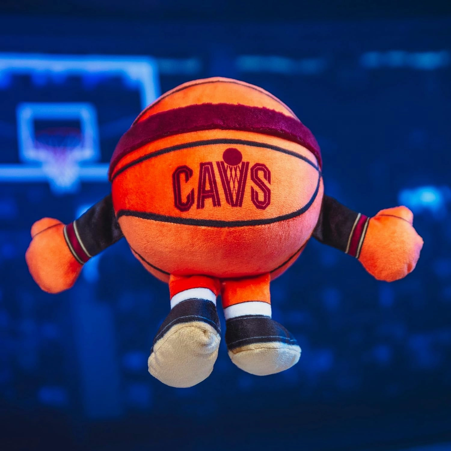 Bleacher Creatures Cleveland Cavaliers 8" NBA Kuricha Basketball Sitting Plush - Soft Chibi Inspired Plush