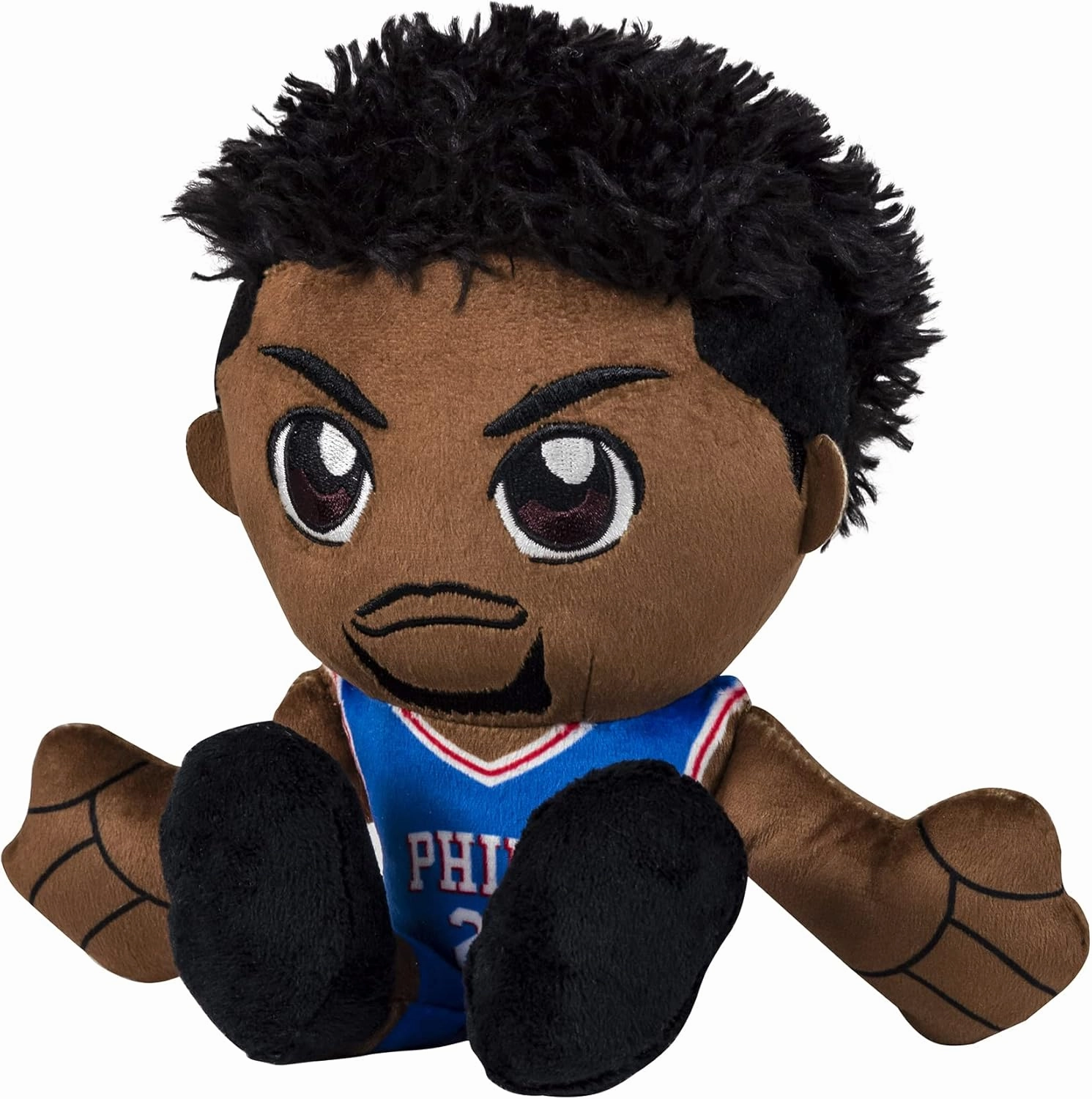 Bleacher Creatures Philadelphia 76ers Joel Embiid 8" Kuricha Plush - Soft Chibi Inspired NBA Baller