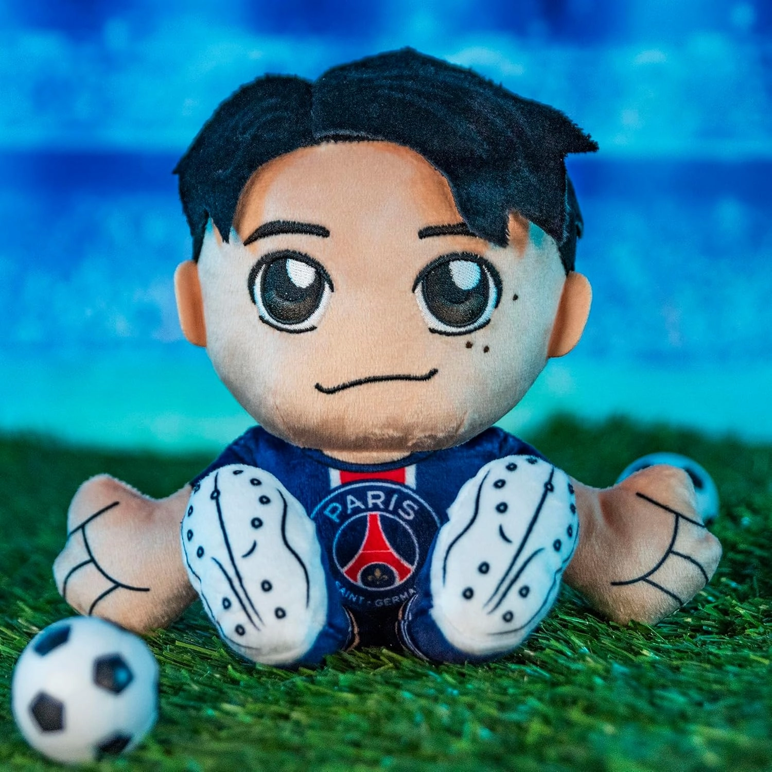 Bleacher Creatures PSG Lee Kang-in 8" Kuricha Plush - Soft Chibi Inspired Football Superstar