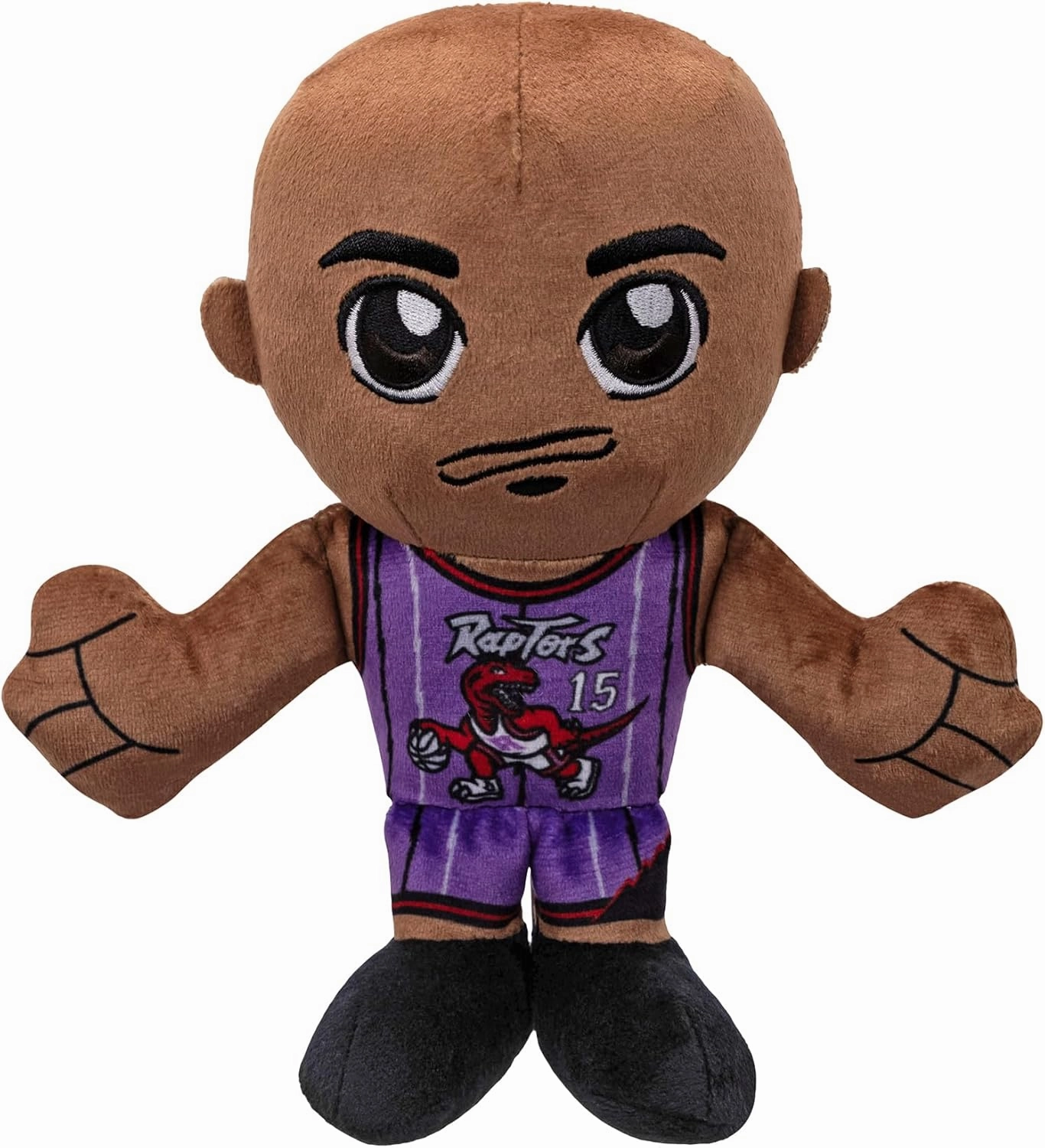 Bleacher Creatures Toronto Raptors Vince Carter 8" NBA Kuricha Sitting Plush - Soft Chibi Inspired NBA Superstar