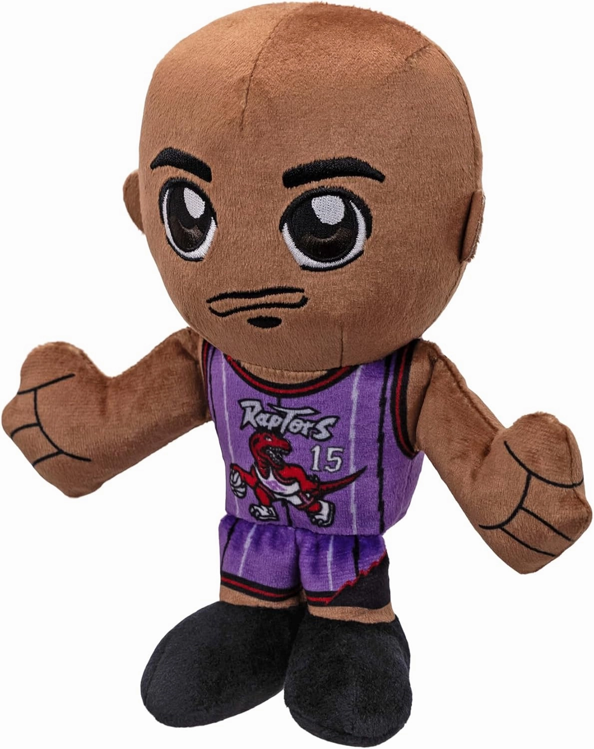 Bleacher Creatures Toronto Raptors Vince Carter 8" NBA Kuricha Sitting Plush - Soft Chibi Inspired NBA Superstar