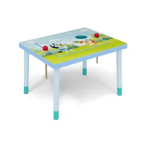 Bluey Compact Play & Learn Sensory Table – Includes Musical Instruments - Use as Sand Table/Sensory Table/Activity Table/Montessori Toy, Blue