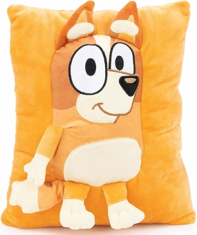 Bluey Bingo Snuggle Pillow - Super Soft Plush Decorative Throw Pillow – Measures 13 Inches (Official Product)