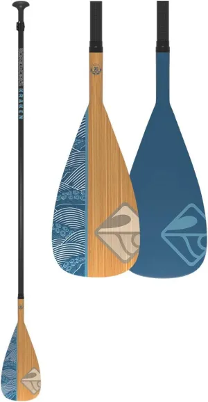 Boardworks 2 Piece SUP or Stand Up Paddle Board Paddle, Fiberglass Blade, Adjustable Carbon Fiber Shaft, 70 - 86 Inches