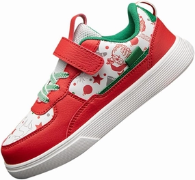 Boys and Girls Board Shoes Adjustable Hook and Loop Classic Low Top Kids Sneakers