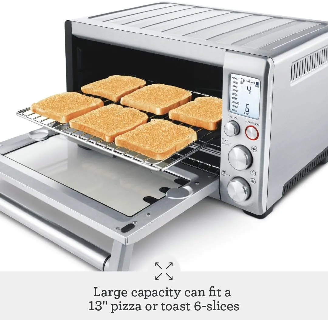 Breville BOV800XL Smart Oven Countertop Convection, Brushed Stainless Steel