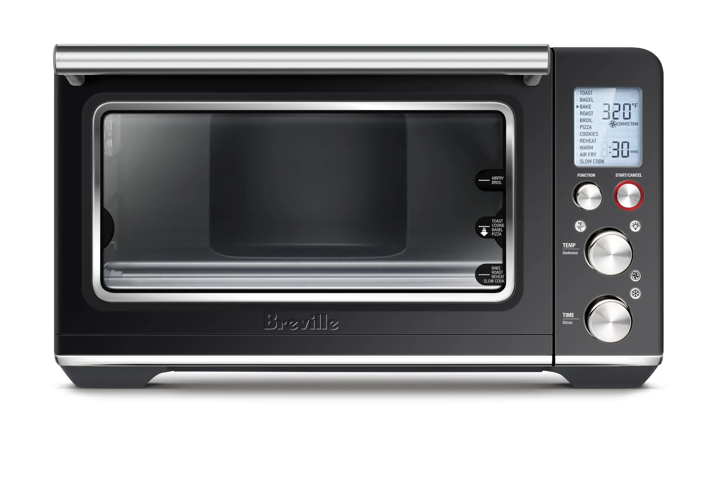 Breville BOV860BTR Smart Oven Air Fryer and Convection Oven, Black Truffle