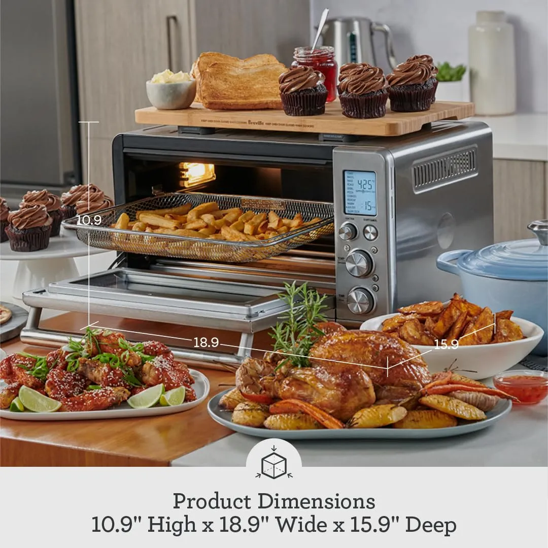 Breville BOV860OLT Smart Oven Air Fryer and Convection Oven, Olive Tapenade