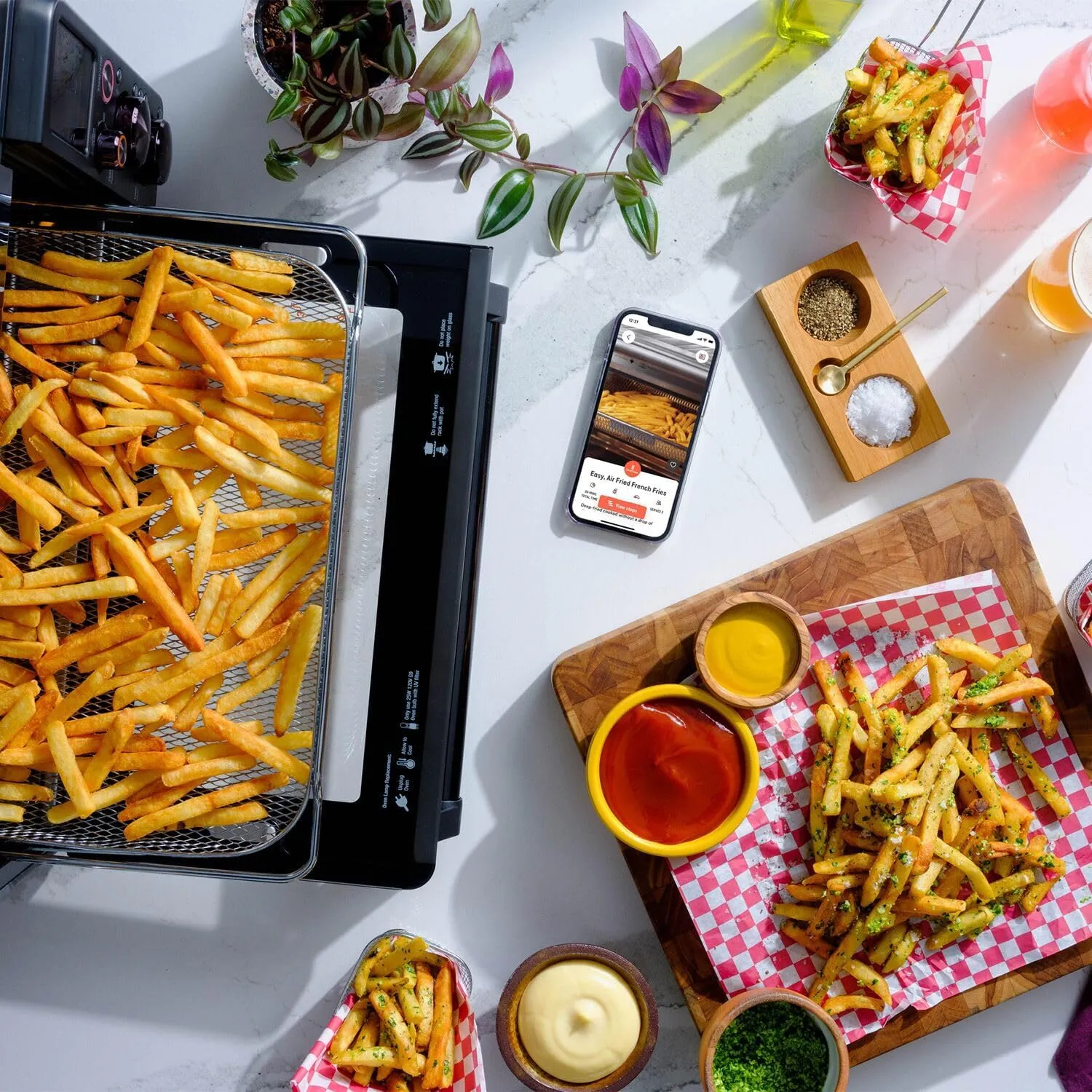 Breville BOV950BST Joule Smart Countertop Oven Air Fryer Pro, Black Stainless Steel