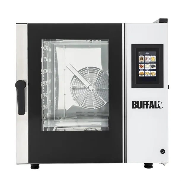 Buffalo Freestanding Smart Touchscreen Combi Oven 7x GN 1/1 with Installation Kit