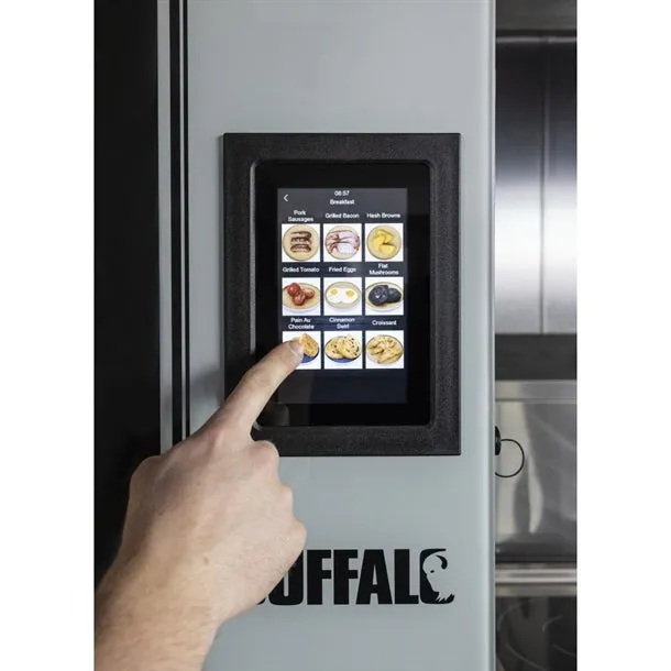 Buffalo Freestanding Smart Touchscreen Combi Oven 7x GN 1/1 with Installation Kit