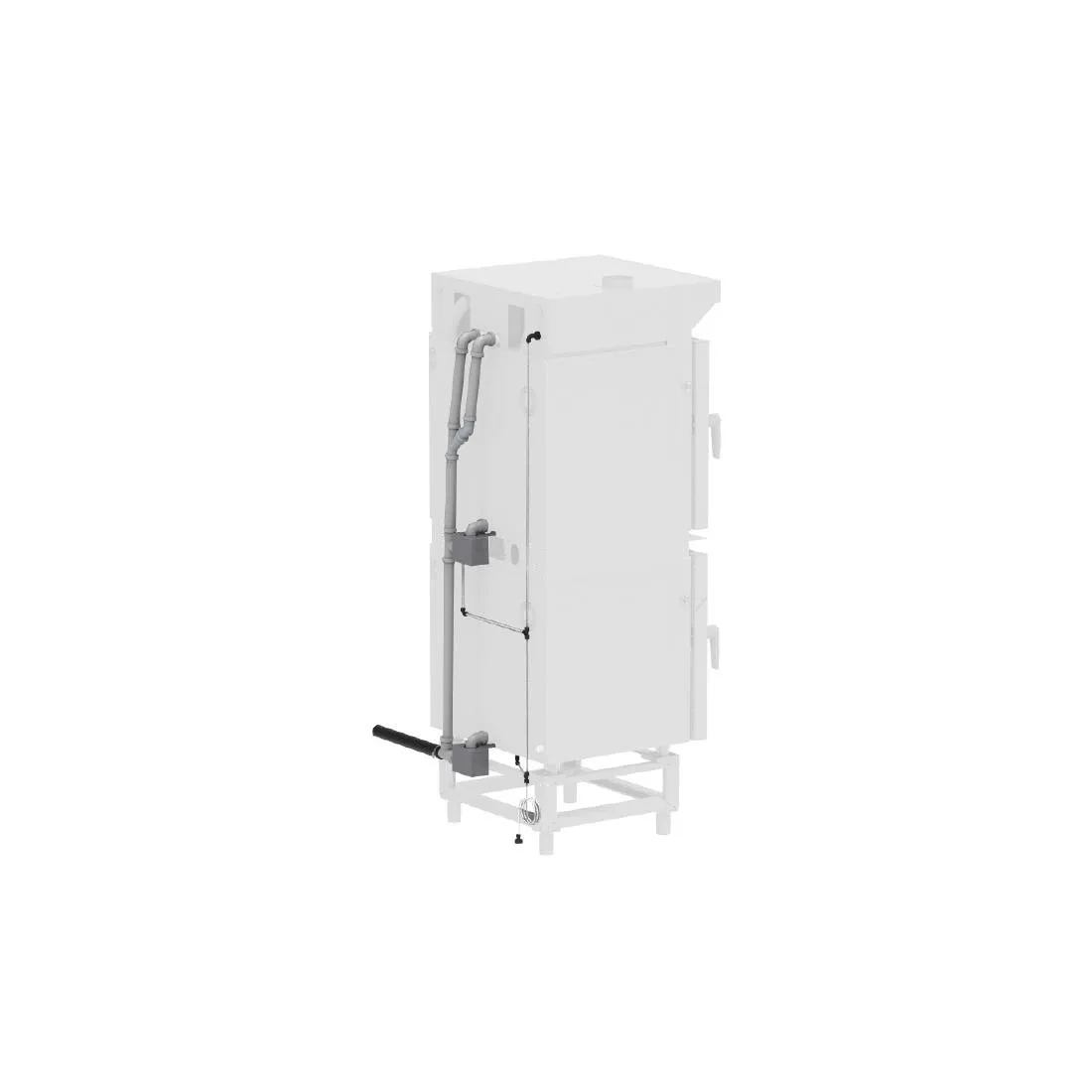 Buffalo Freestanding Smart Touchscreen Combi Oven 7x GN 1/1 with Installation Kit