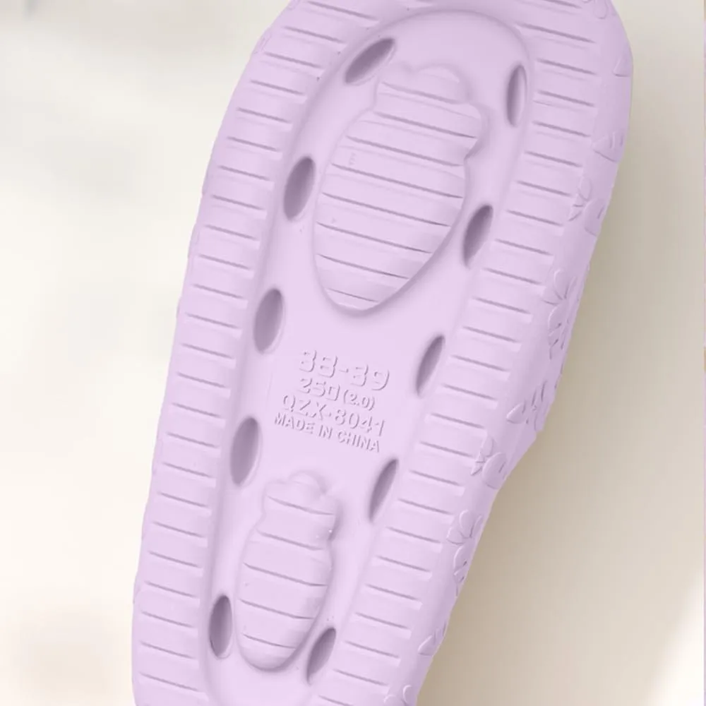 Bunny Slippers Bathroom Slippers Cartoon Ladies Summer Indoor Home Soft Sole Non-slip Thick Eva Slippers Can Be Worn Outside