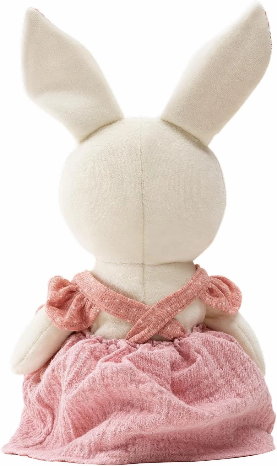 Bunny Stuffed Animal Organic Cotton Baby Plush Toys, 7" Easter Plush Bunny Soft Cuddly Toy for Babies and Toddlers