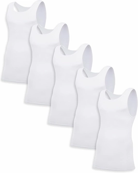 BVD Men’s Ring Spun Cotton Undershirts (Tag Free & Super Soft)