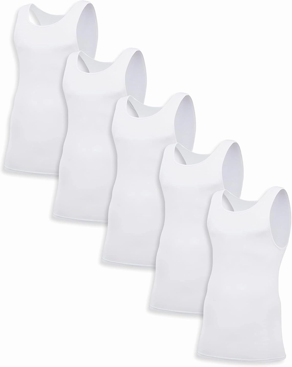 BVD Men’s Ring Spun Cotton Undershirts (Tag Free & Super Soft)