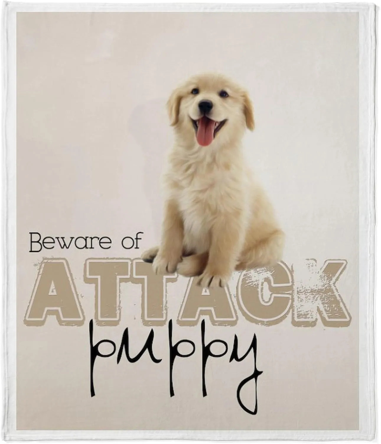 CafePress Golden Retriever Throw Blanket Super Soft Fleece Plush Throw Blanket, 60"x50"