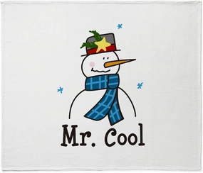 CafePress Mr.Cool Throw Blanket Super Soft Fleece Plush Throw Blanket, 60"x50"