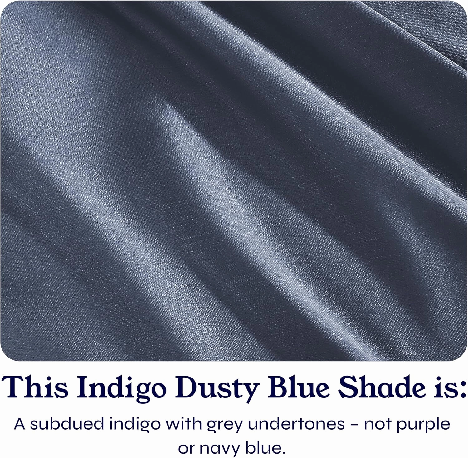 California Design Den Natural 100% Cotton Sheets, Twin Sheets Set, 400 Thread Count Sateen Bedding for Dorm Rooms & Adults, Deep Pockets with All Around Elastic, Cool & Durable - Indigo Dusty Blue