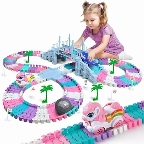 Car Toys for Kid 4-6, 194 PCS Race Car Track for Kids Ages 4-8, Monster Truck 2  Year Old Birthday Gift Toddler Cars Toy for 3  Year Old Girl Boy