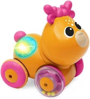 Cerbiatto Sprint&Go Game Electronic Animalet with Sounds and Lights, Stimulates Crawling, Rubber Wheels, 6-36 m