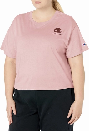 Champion Women's Cropped T-shirt, Classic Cropped Tee Shirt for Women, Crop Top Tee Shirts