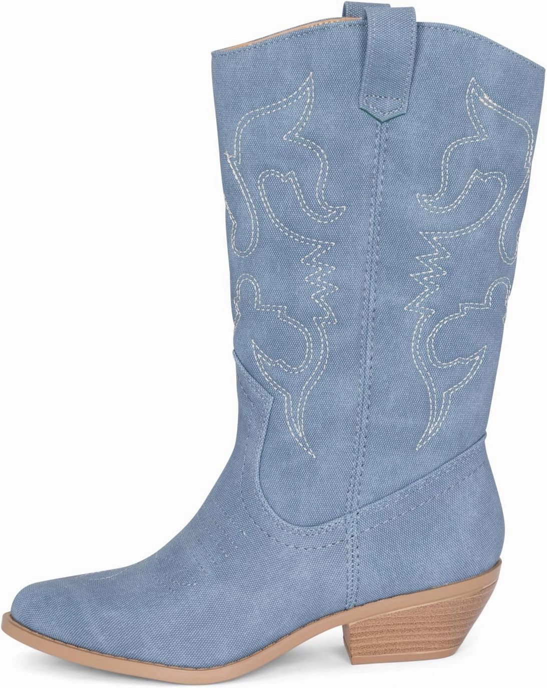 Chariot & Co Ring Women’s Western Cowgirl Boots – Mid-Calf Style with 2” Heel in Multiple Colors