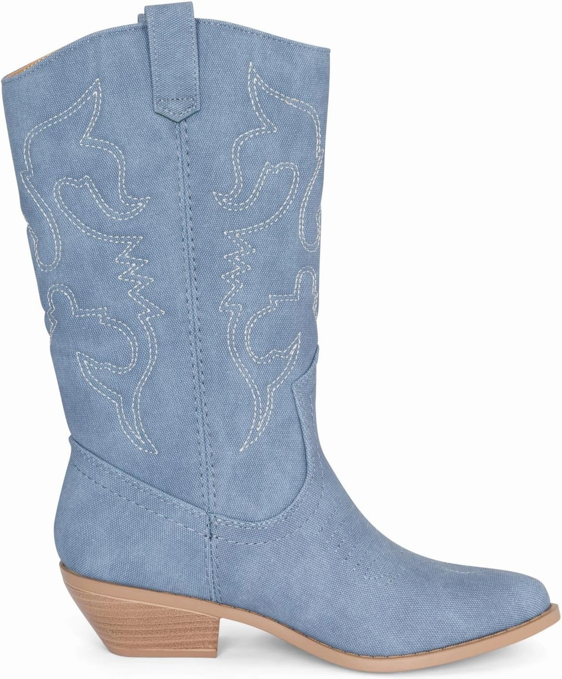 Chariot & Co Ring Women’s Western Cowgirl Boots – Mid-Calf Style with 2” Heel in Multiple Colors