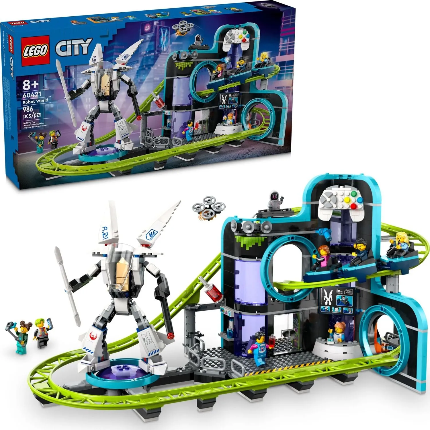 City: Robot World Roller Coaster Park