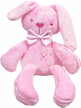 Clara The Pink Bunny Soft Stuffed Animal for Newborns Babies and Toddlers, Cuddly and Lovable Plush Toy 14 Inches
