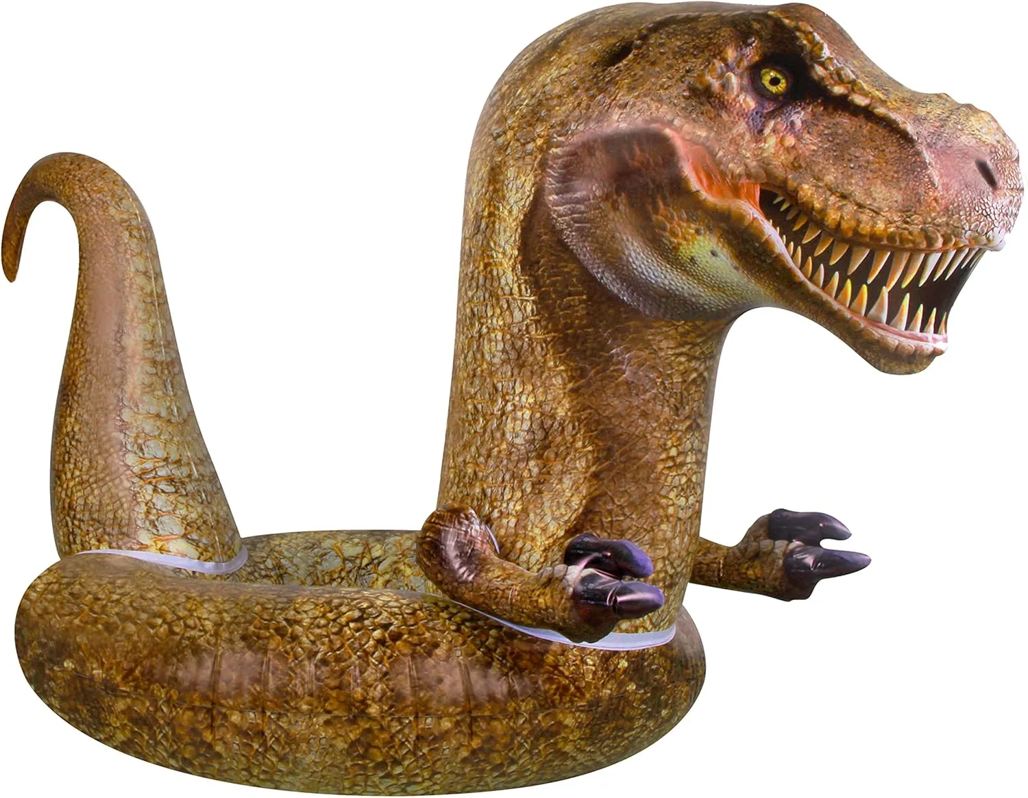 Coconut Outdoor Giant Tyrannosaurus Rex Pool Float – Inflatable T-Rex Ring Float – Durable Long Lasting Pool Float, Beach and Water Toy – Fun Decoration for Pool Parties, Events