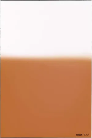 Cokin Z124 Square Lens Filter Half Gradient Tobacco 1 3.9 x 5.9 inches (100 x 150 mm) for Color Effects 00009