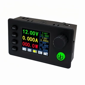 Color Display Adjustable 90W DC DC Buck Boost Power Converter CC CV 0.5-36V 5V 6V 12V 24V Power Module Regulated Laboratory Power Supply
