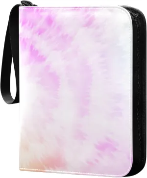 Colorful-watercolor-paint Trading Card Protectors Holder Collectible Album for Sports Card Collection Storage 400 pockets Game Card Binder