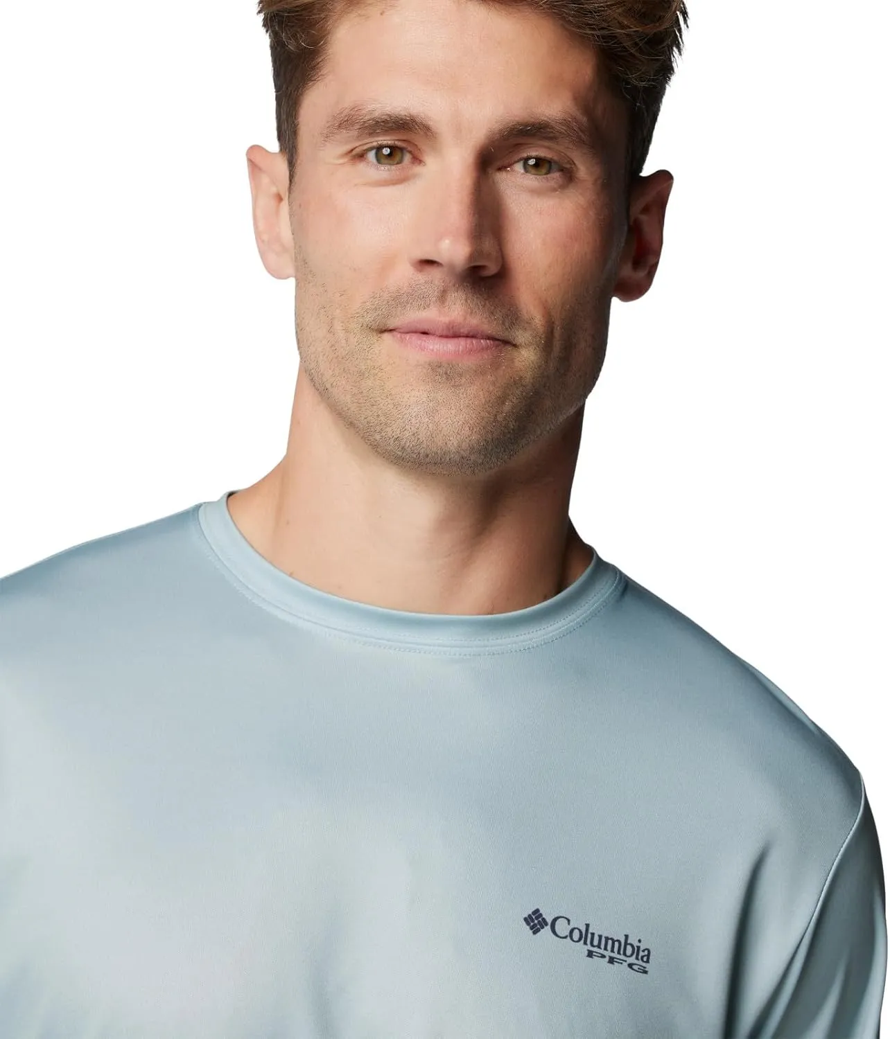 Columbia Men's PFG Terminal Tackle Fish Flag Long Sleeve Fishing Shirt