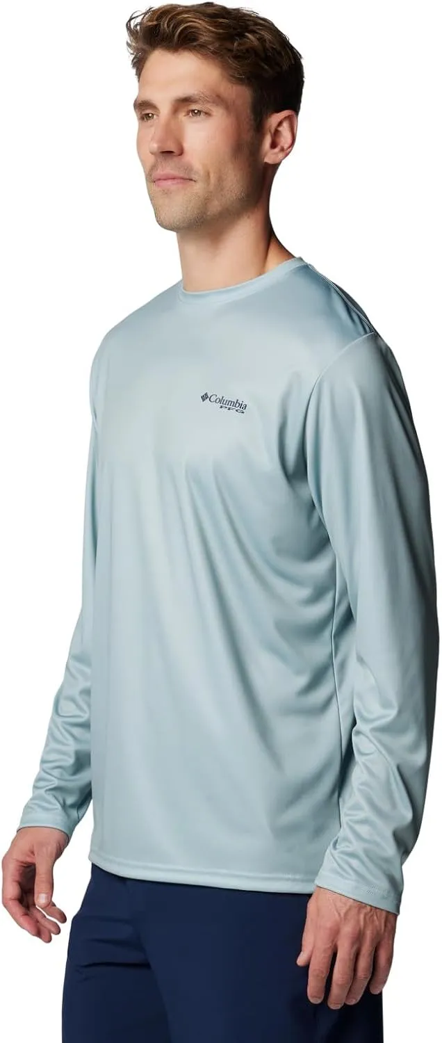 Columbia Men's PFG Terminal Tackle Fish Flag Long Sleeve Fishing Shirt
