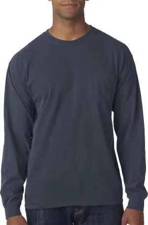 Comfort color Men's C4410 Heavyweight Long Sleeve Pocket T-Shirt