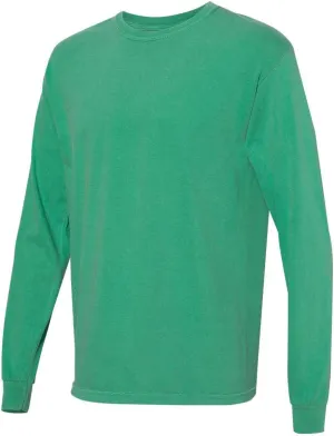 Comfort Colors Adult Long Sleeve Tee, Style 6014 (Large, Grass)