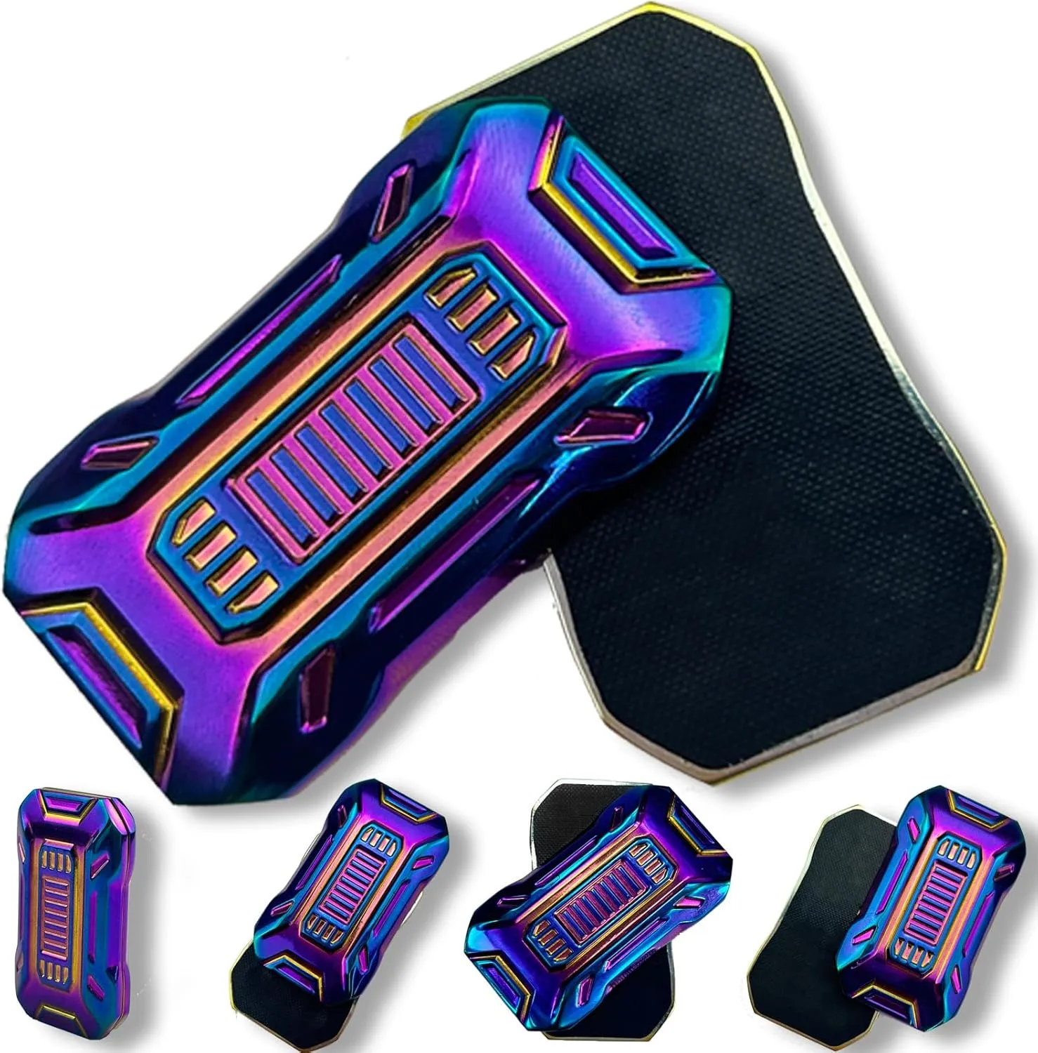 Cool Fidget Toys Adults for Relax, EDC Fidget Slider with Various Gameplay, Magnet Slider Fidget, Lightning Infinite Fidget Slider, Fidget Toys Adults Metal Slider, Gifts for Boyfriend and Father
