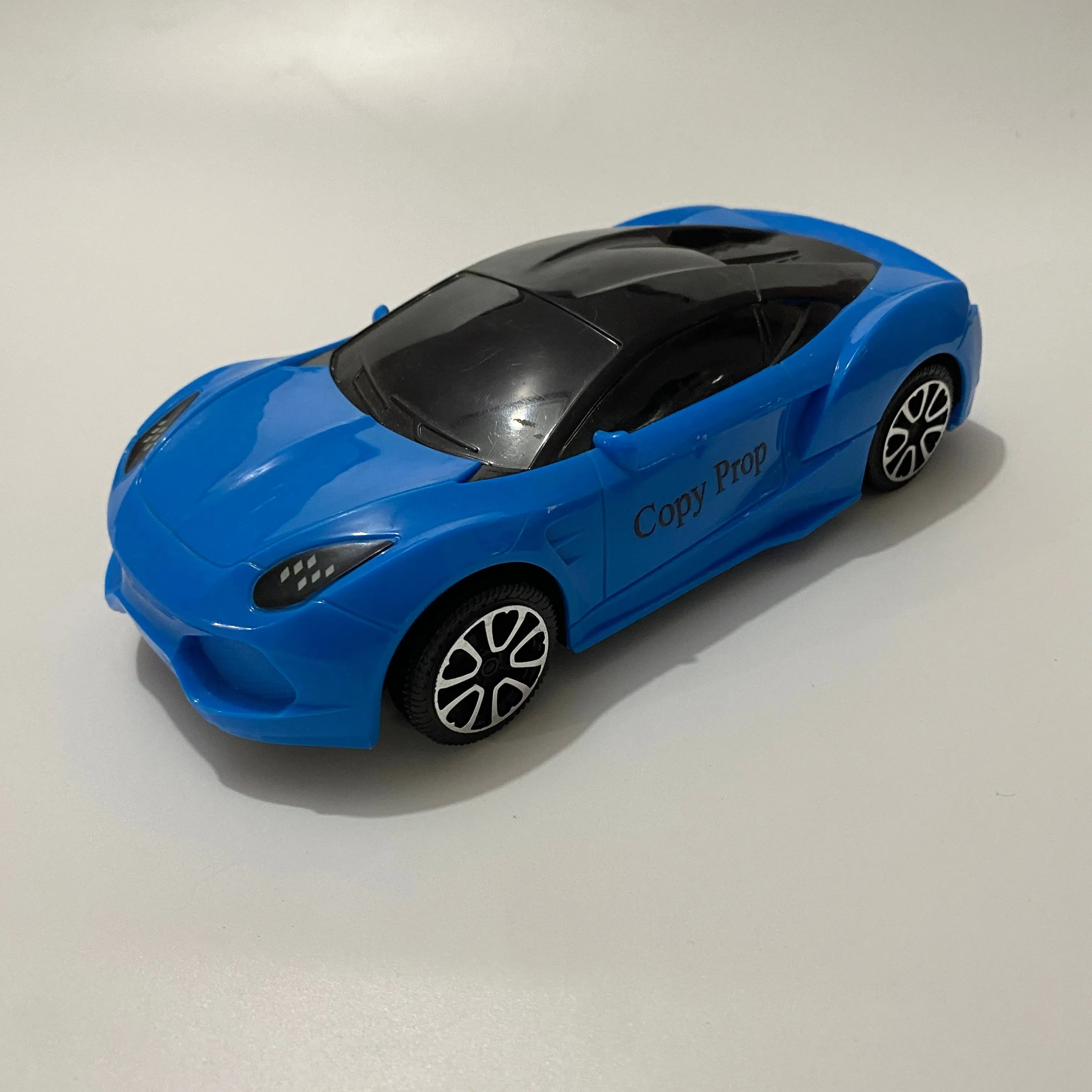 Copy Prop Toy Vehicle, Blue Sports Car, Plastic Material, 18 x 7.5 x 4 cm