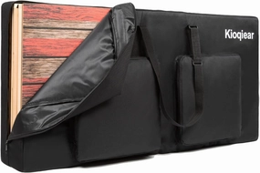 Cornhole Carrying Case - Fits 4' x 2' Regulation Size Board, Heavy-Duty Cornhole Boards Bag with Protective Padded Foam and Two Large Pockets for Outdoor Games