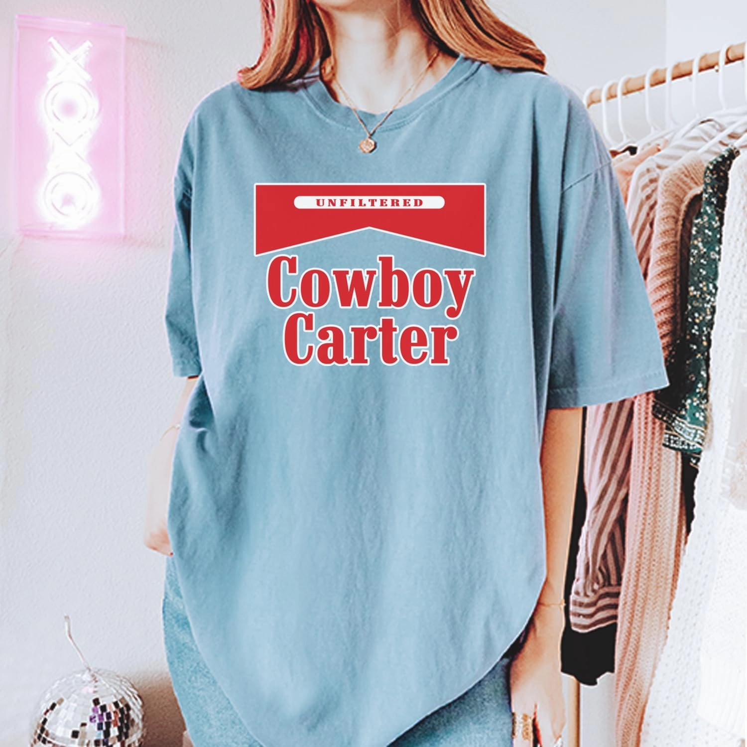 Cowboy Karter Country Act Two Unisex T-Shirt, Vintage Soft, Garment Dyed, Relaxed Fit
