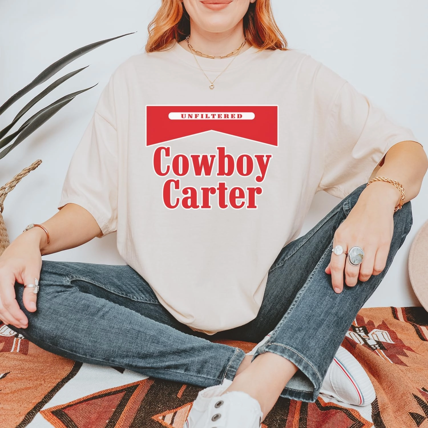 Cowboy Karter Country Act Two Unisex T-Shirt, Vintage Soft, Garment Dyed, Relaxed Fit