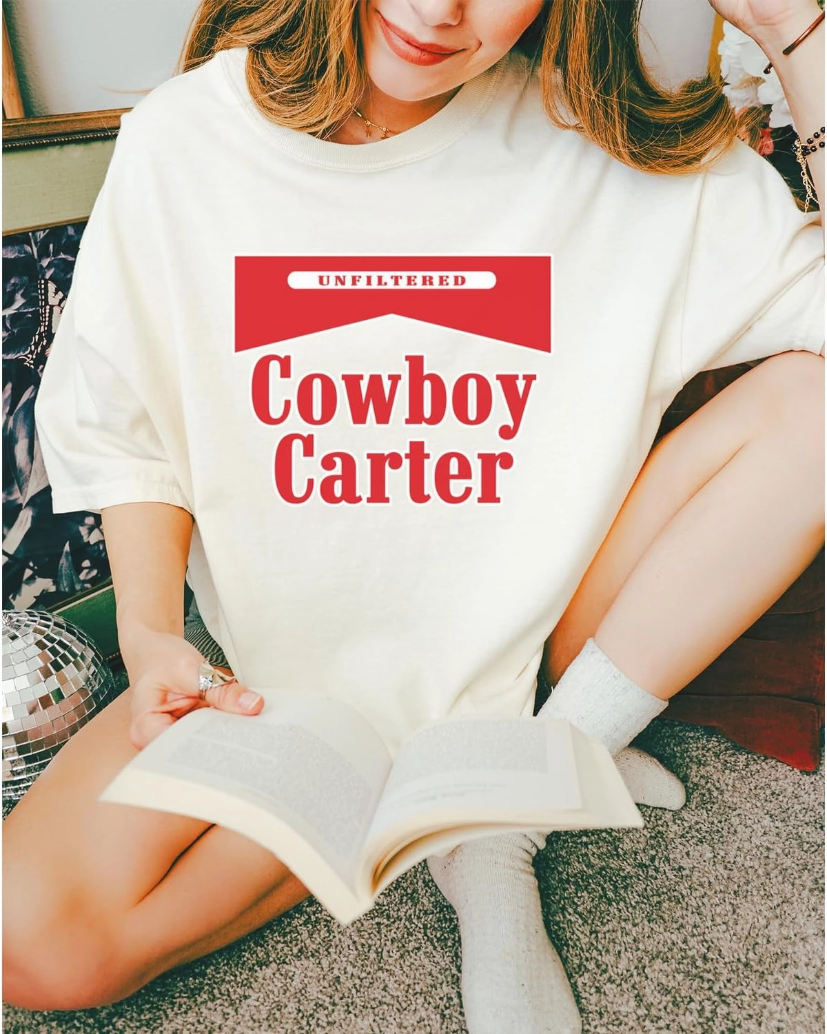 Cowboy Karter Country Act Two Unisex T-Shirt, Vintage Soft, Garment Dyed, Relaxed Fit