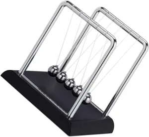 Cradle Desktop Decoration Conservation Dynamics Experiment Tool Five for Boys and Girls Learning and Imagination Great for Science Classrooms and Home Offices