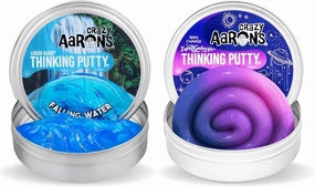 Crazy Aaron's Falling Water & Intergalactic Hypercolor Thinking Putty Bundle