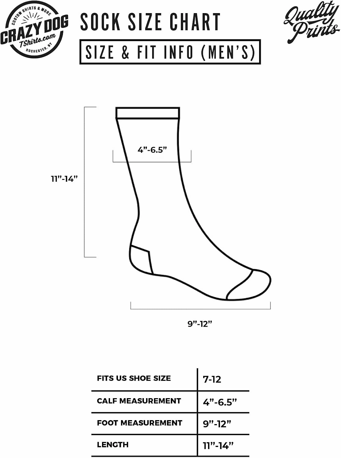 Crazy Dog T-Shirts Come To The Dark Side We Have Cookies Socks Funny Sci Fi Movie Footwear (Black) - Mens (7-12)