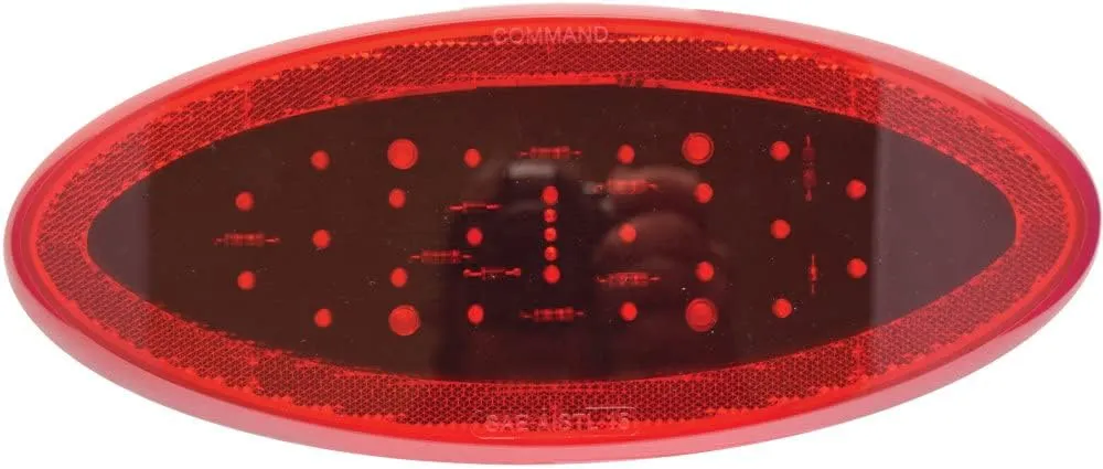 CREATIVE PRO Fasteners Unlimited 003-85 Taillight Elliptical Led Red