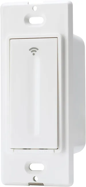 Cree Connected Max Smart In-Wall Dimmer Switch For Standard Bulbs, Dimmer Switch, Compatible with Any Bulb, Bluetooth   WiFi, 2.4 GHz, White, 1 Dimmer Switch