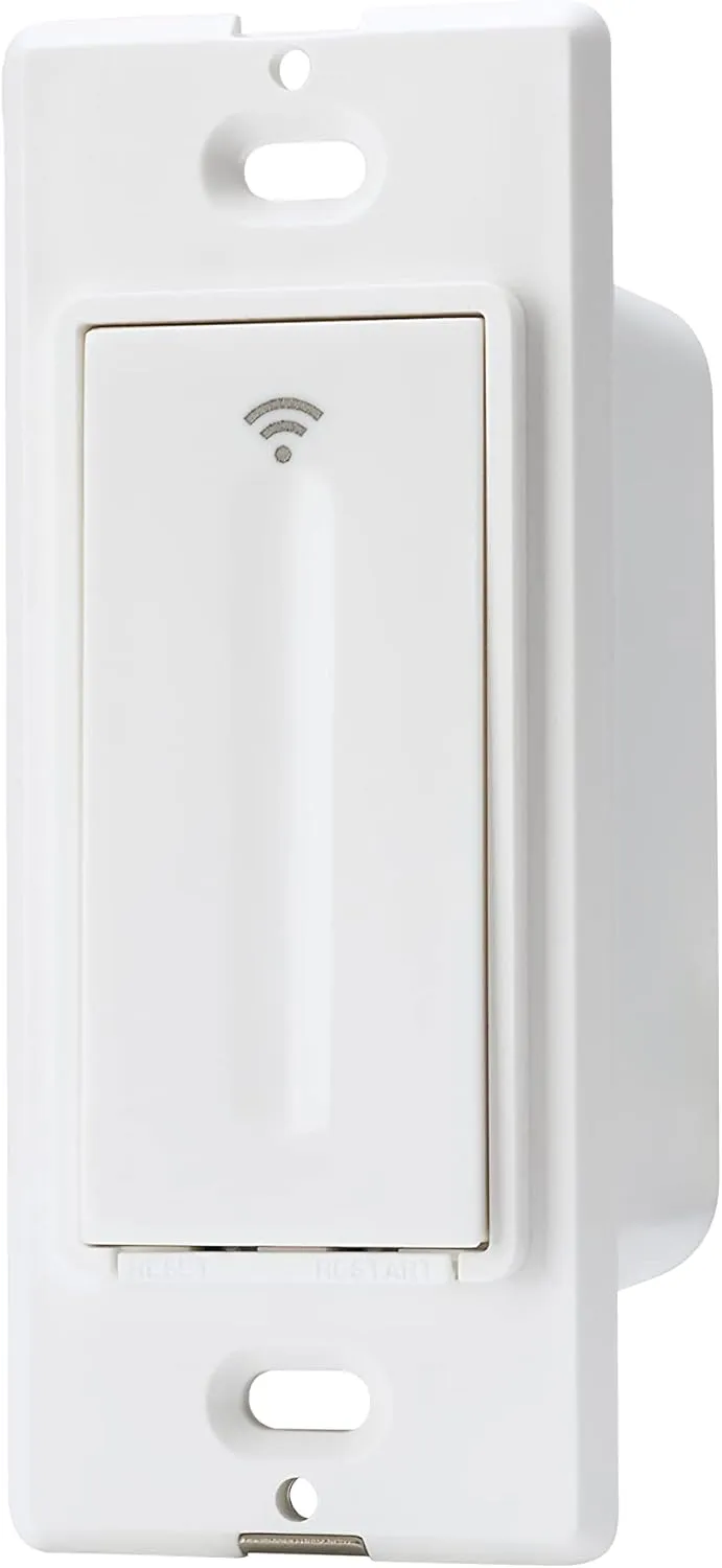 Cree Connected Max Smart In-Wall Dimmer Switch For Standard Bulbs, Dimmer Switch, Compatible with Any Bulb, Bluetooth   WiFi, 2.4 GHz, White, 1 Dimmer Switch